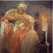 Woman With a Burning Candle